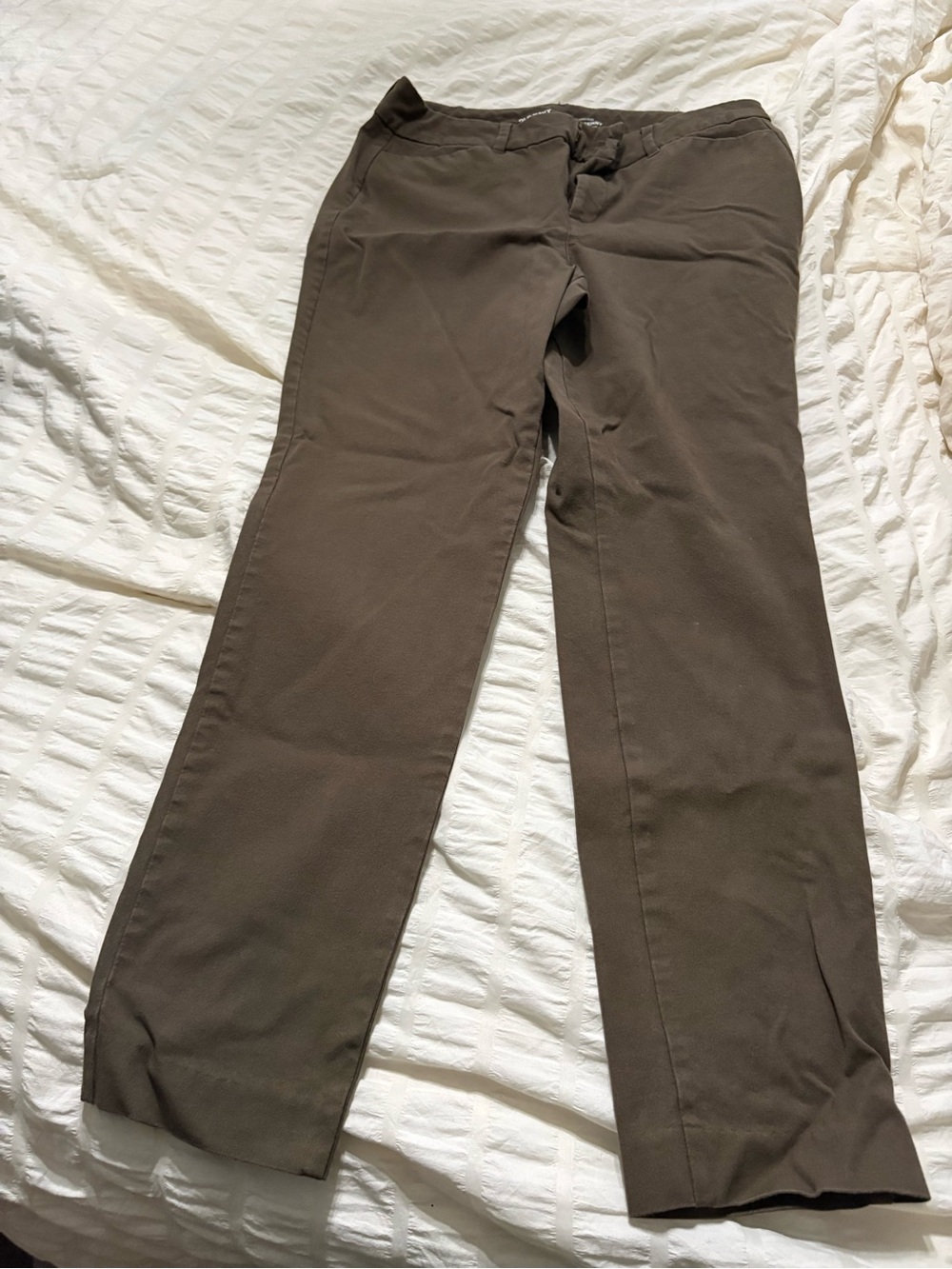 Old Navy Women’s Brown Straight-Leg Dress Pants